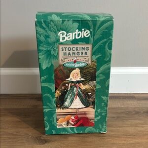Barbie Holiday Stocking Hanger - Green